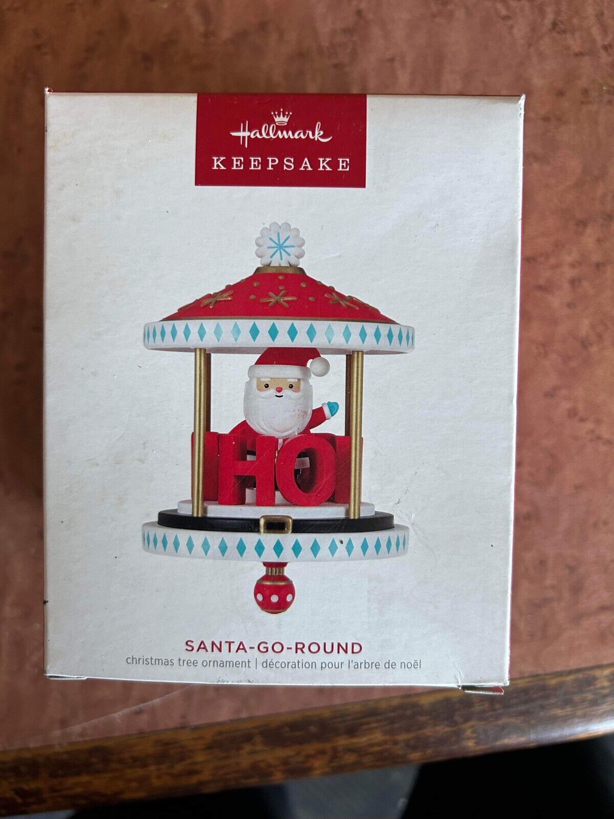 Hallmark Keepsake Christmas Ornament Santa Go Round Merry Claus 2023 Brand New