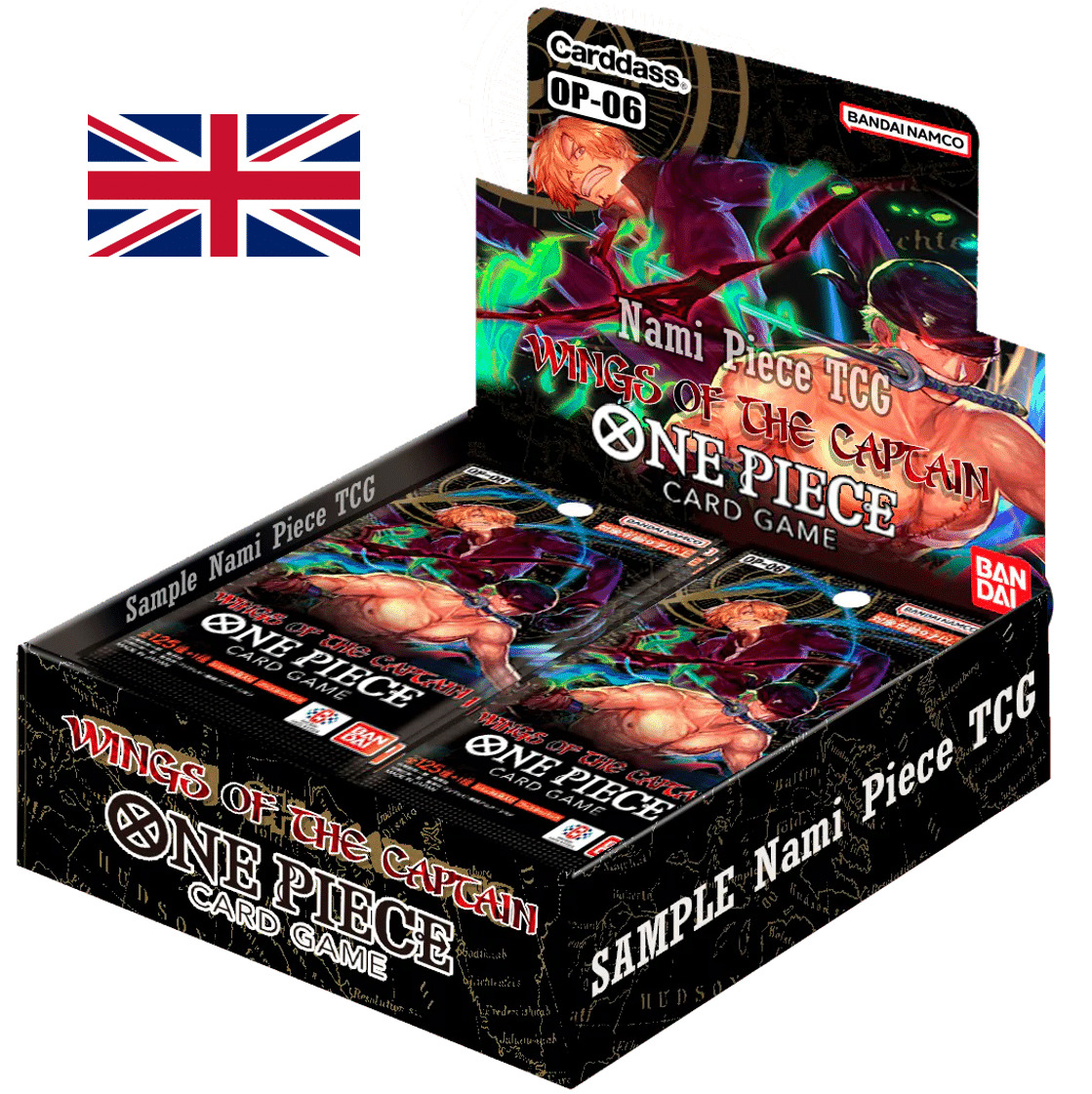 One Piece TCG Booster Box WINGS OF THE CAPTAIN OP06 OP-06 ENGLISH