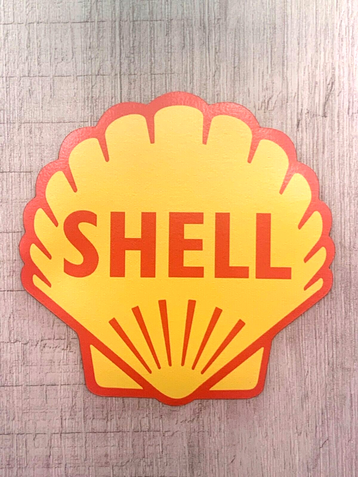 Vintage Shell Gasoline Logo Magnet Gas Oil Service Station Auto