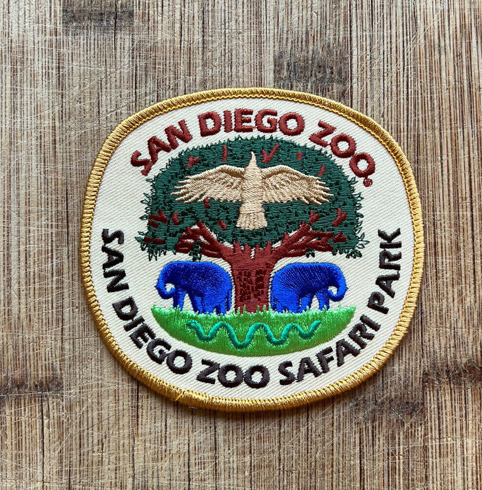 San Diego Zoo Wild Animal Park Patch 3.75 Inches Collectible Souvineer