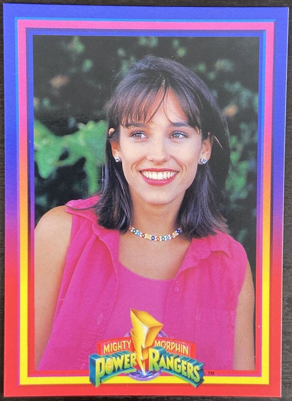 Saban 1994 Mighty Morphin Power Rangers Kimberly Rookie Card RC #20 Pink Ranger