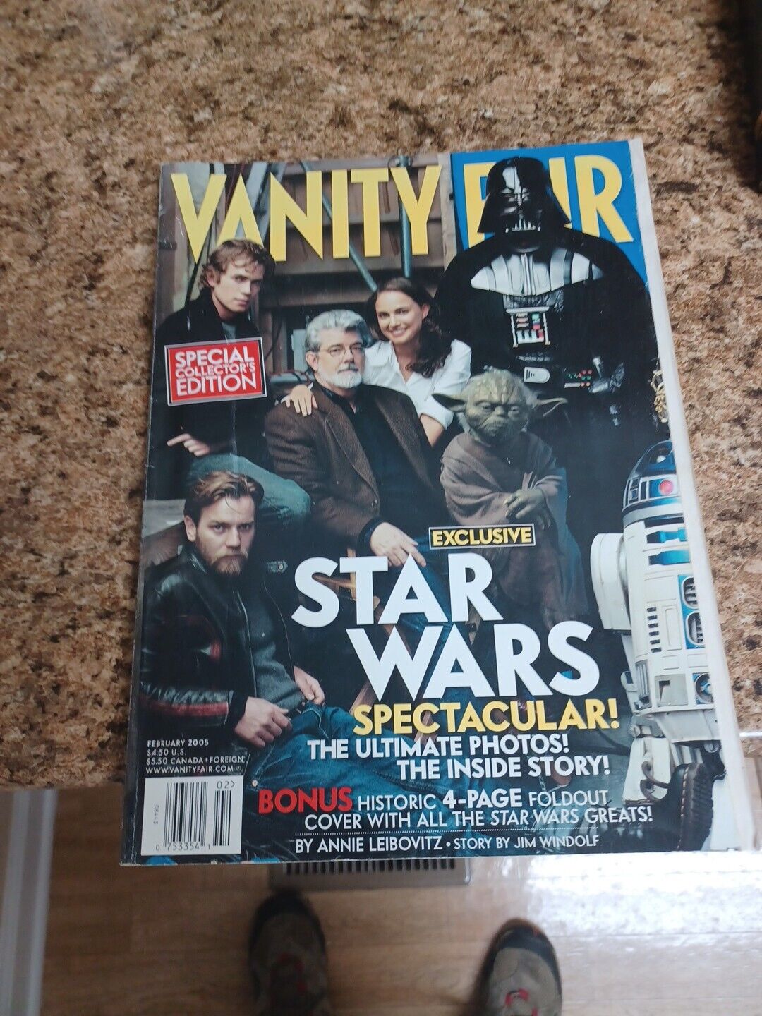 STAR WARS VANITY FAIR Magazine  collectors issue Feb 2005