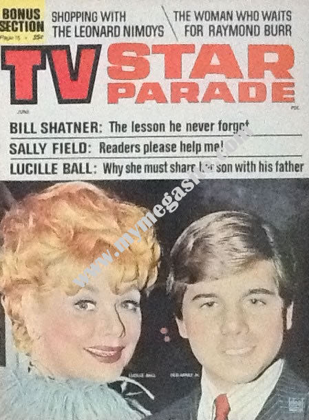 LUCILLE BALL - TV STAR PARADE MAGAZINE - June 1968