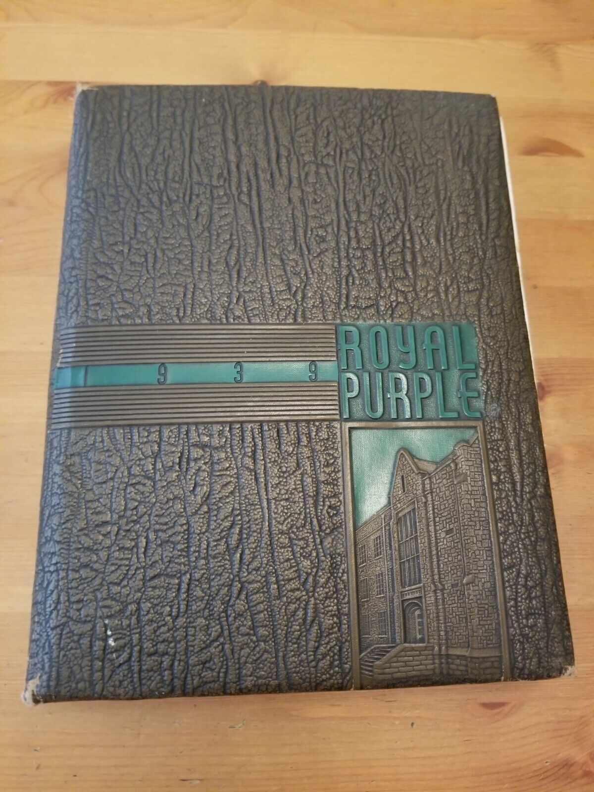 Kansas State University Manhattan 1939 Royal Purple Yearbook HB