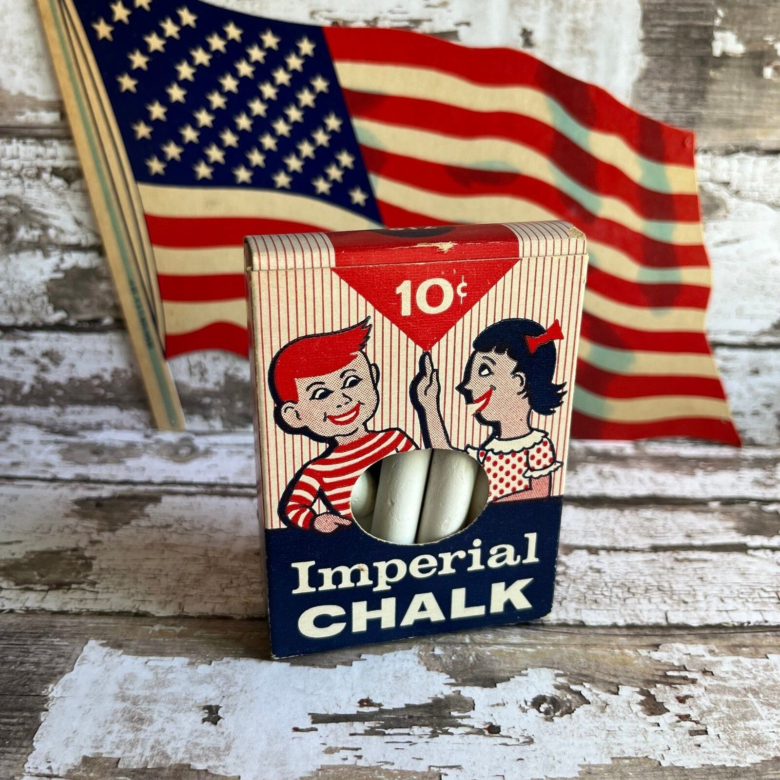 Vintage Finest Quality White Imperial Chalk