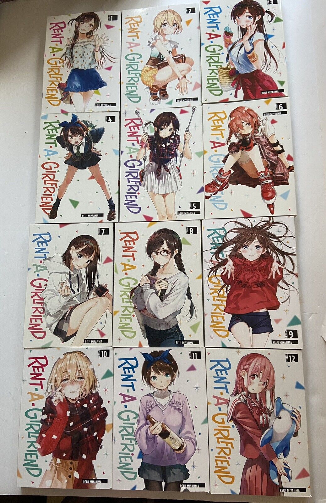 Rent A Girlfriend 1-12 English Manga By Reiji Miyajima*Excellent*