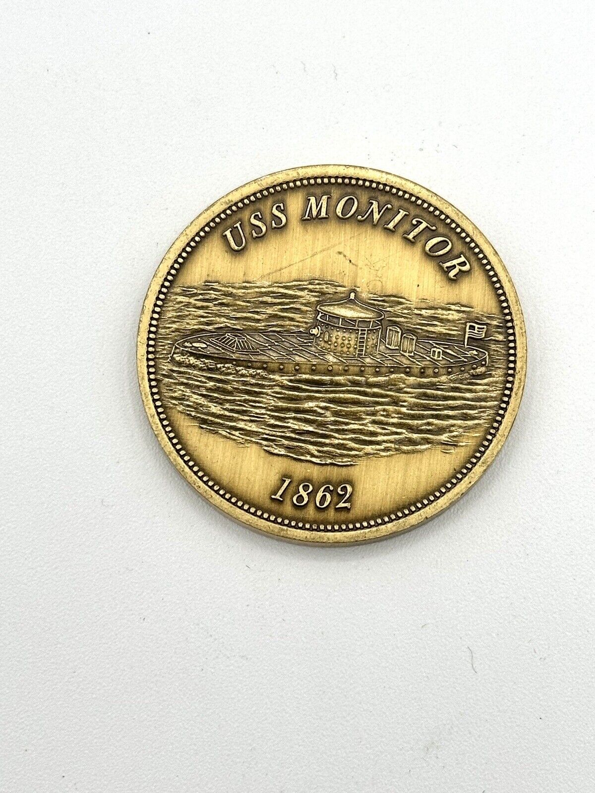 USS MONITOR AND CSS Virginia Coin 1862 Commemorative Coin
