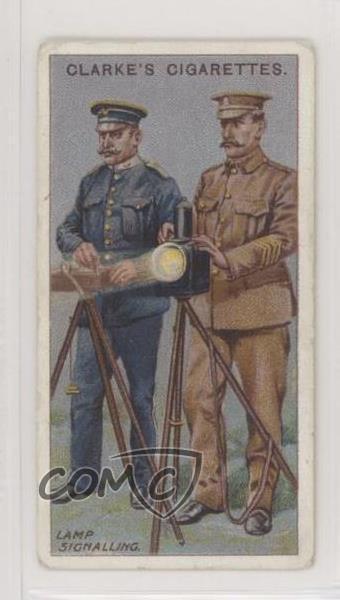 1910 ITC Army Life Tobacco Clarke\'s Back Lamp Signalling #12 jn1