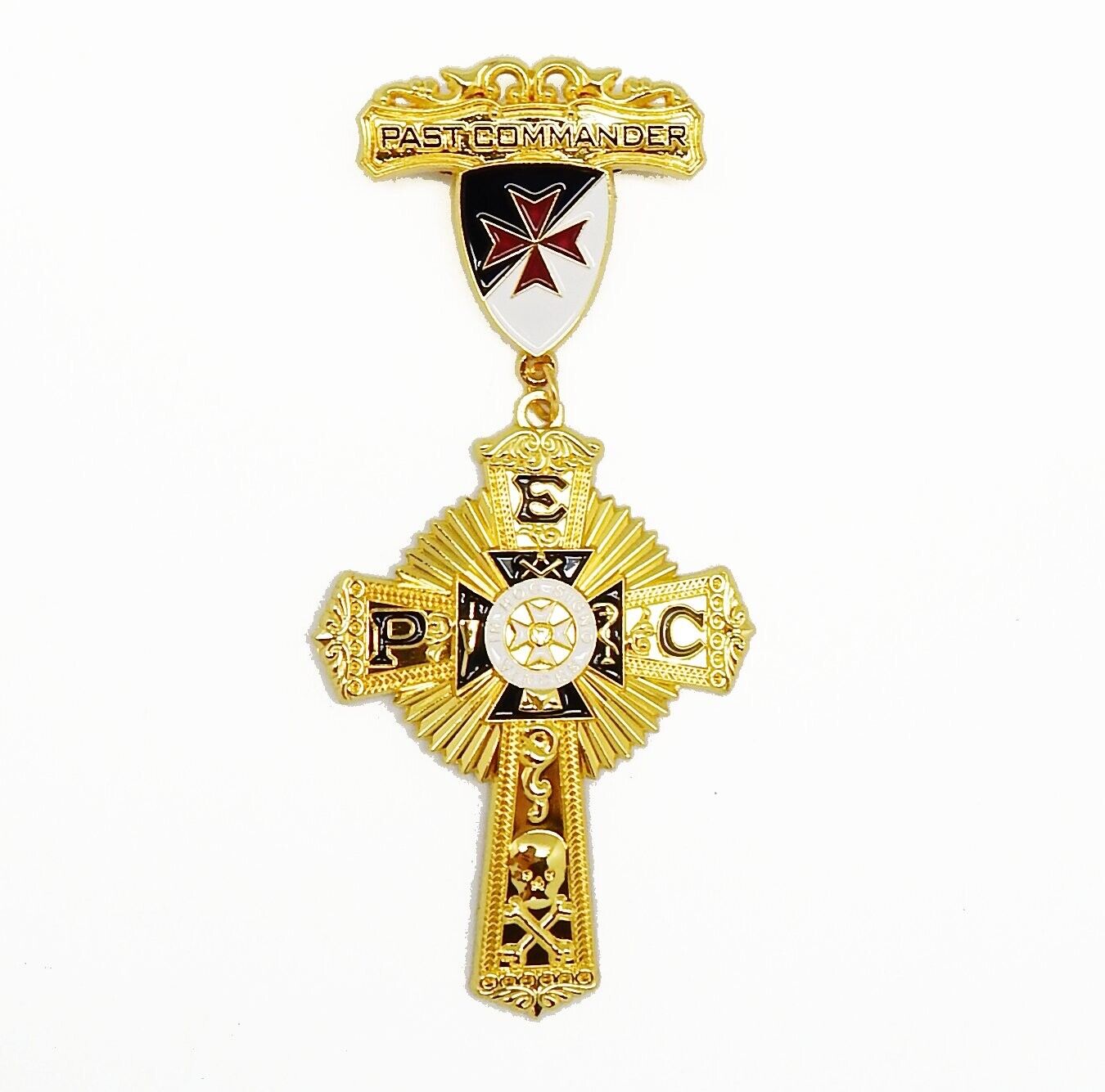 York Rite Knights Templar Past Eminent Commander Masonic Jewel NEW DESIGN