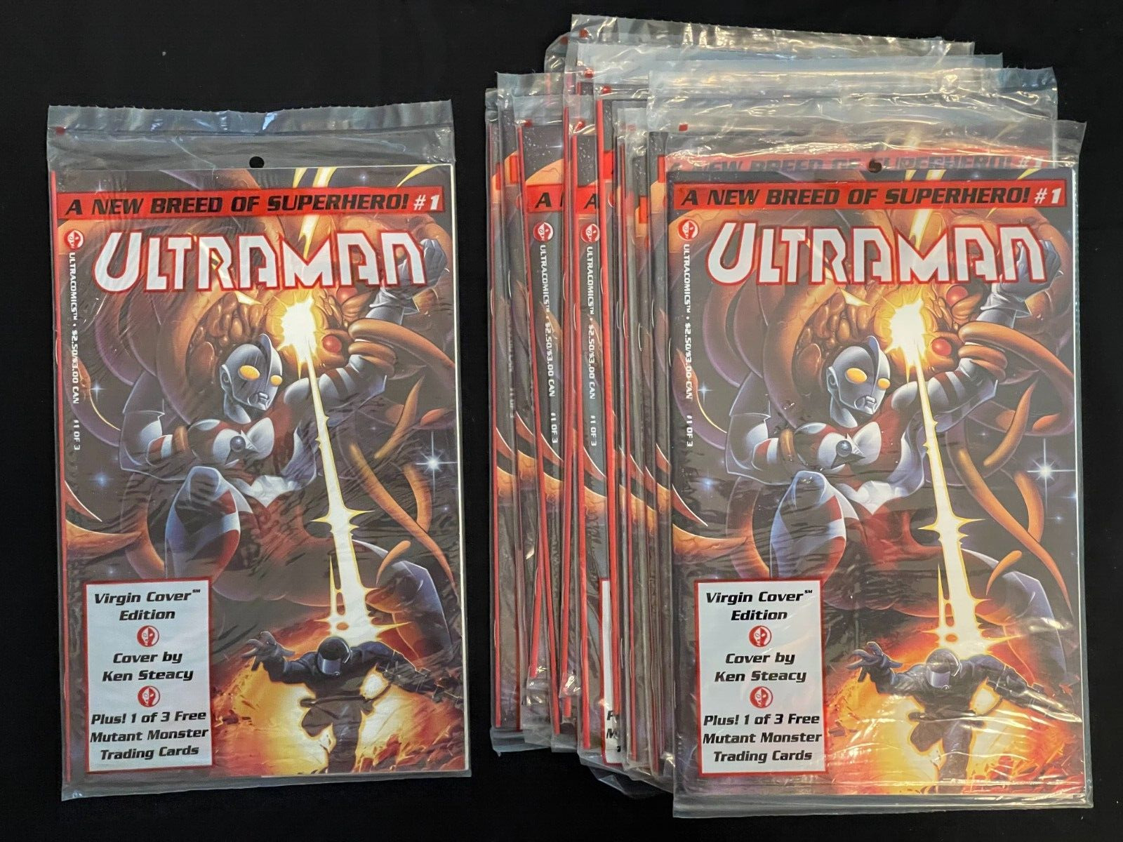 15 PACK - Ultraman #1 Virgin Cover - SEALED w/ Card (Ultra Comics, 1993, NM)