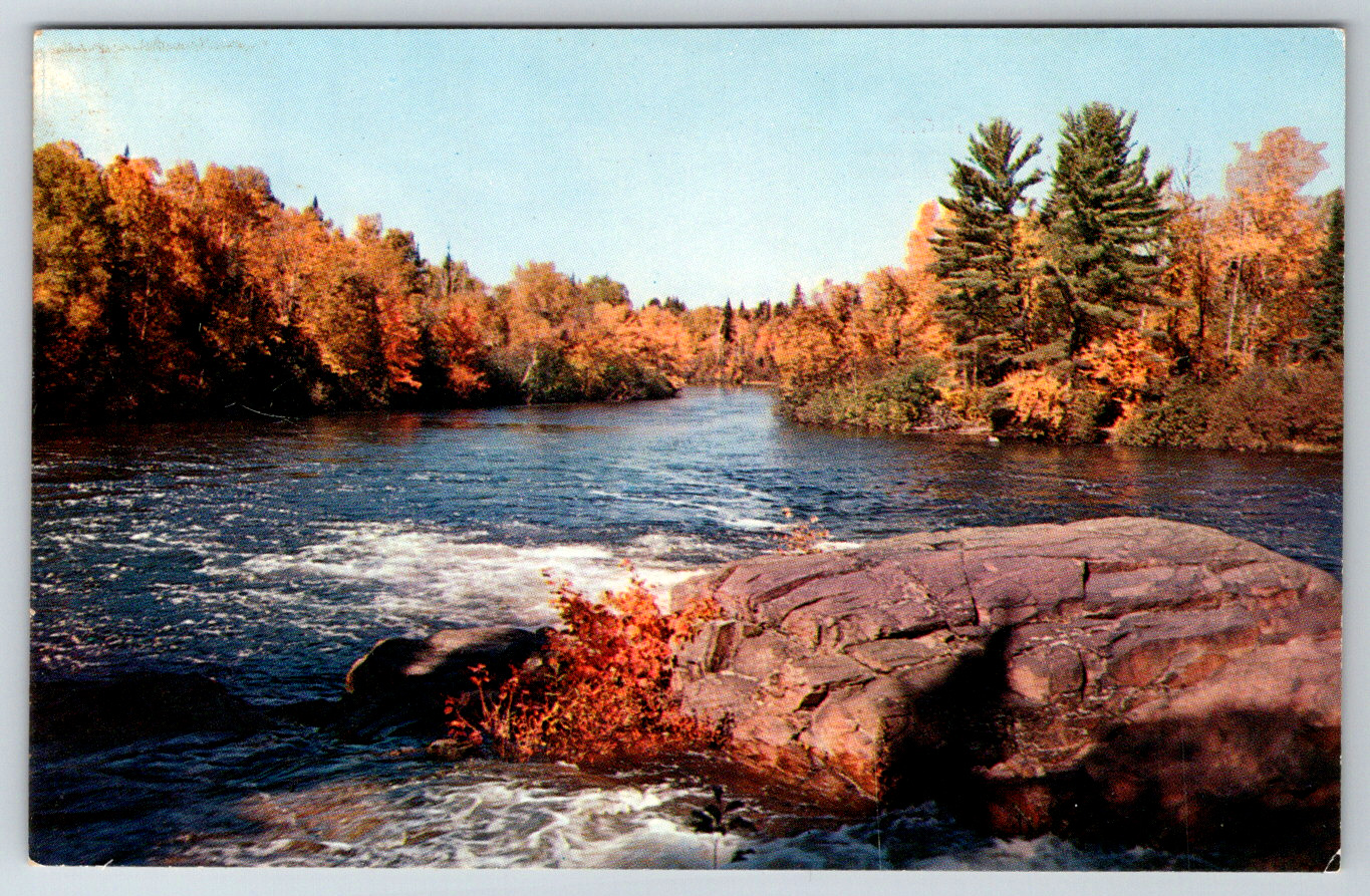c1960s Greetings Bantam Connecticut River Vintage Postcard