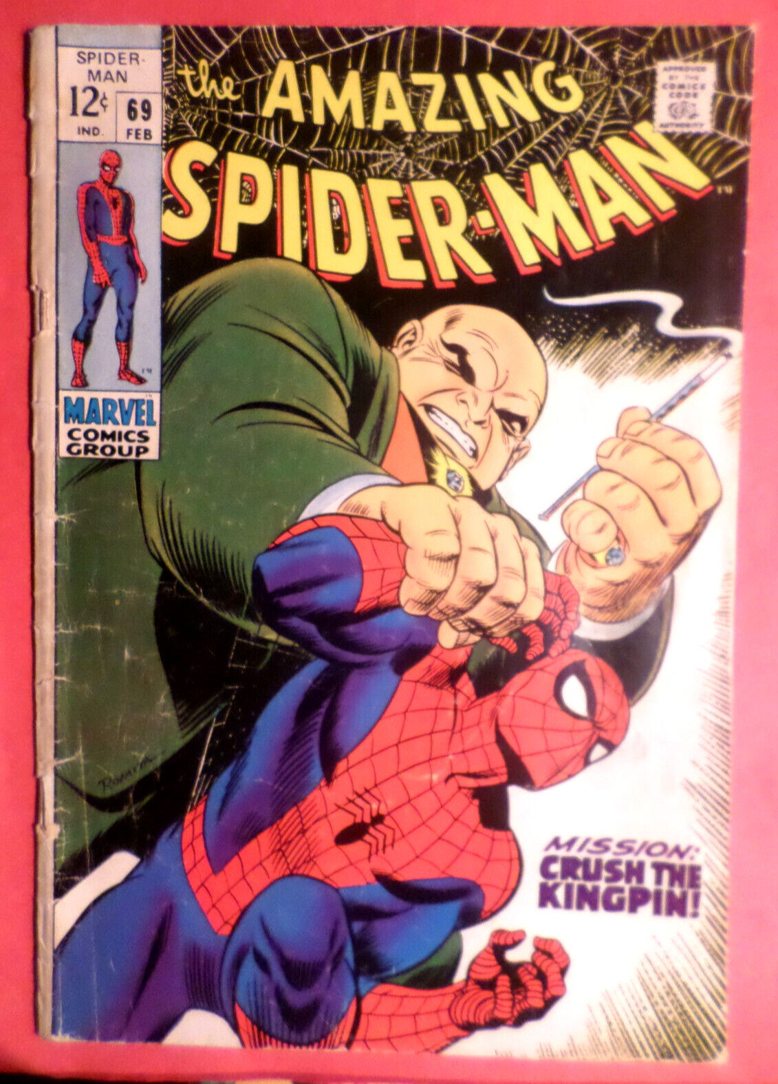 Amazing Spider-man  69 Kingpin Silver Age 1969 G/VG