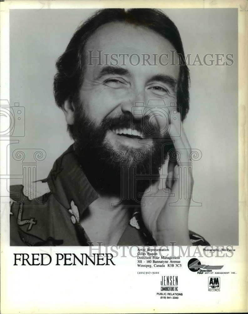 1989 Press Photo Fred Penner Children\'s Music Performer and Singer