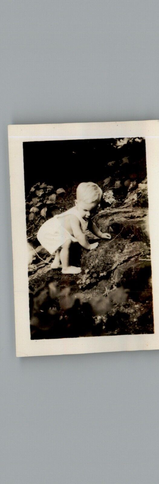 Antique 1940\'s Little Boy Climbing - Black & White Photography Photos