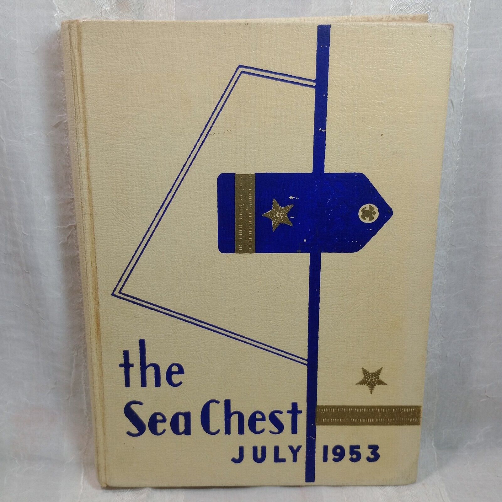 Vintage The Sea Chest July 1953 US Navy Officer Candidate School Yearbook RI