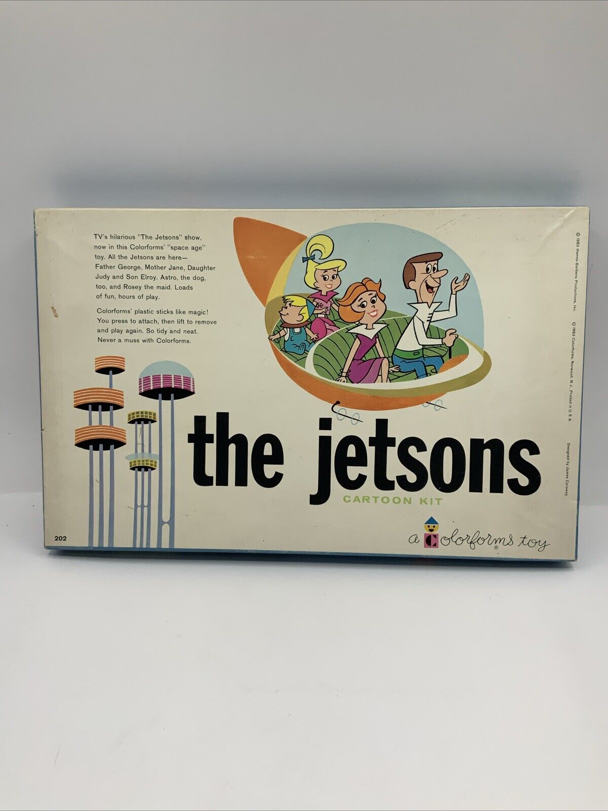 The Jetsons Cartoon Kit Toy 1963 Hanna Barbera 