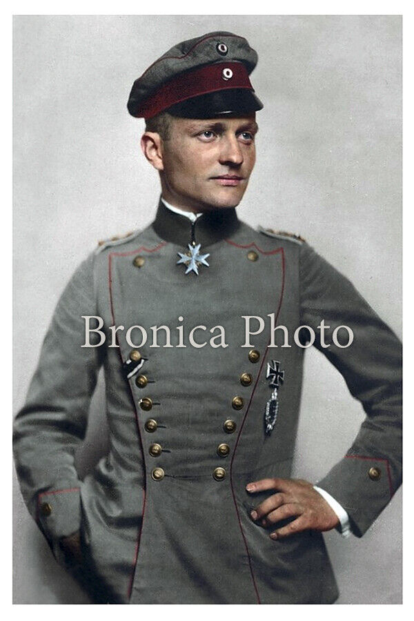 GERMANY WW1 MANFRED VON RICHTHOFEN THE RED BARON 4x6 Print Photo