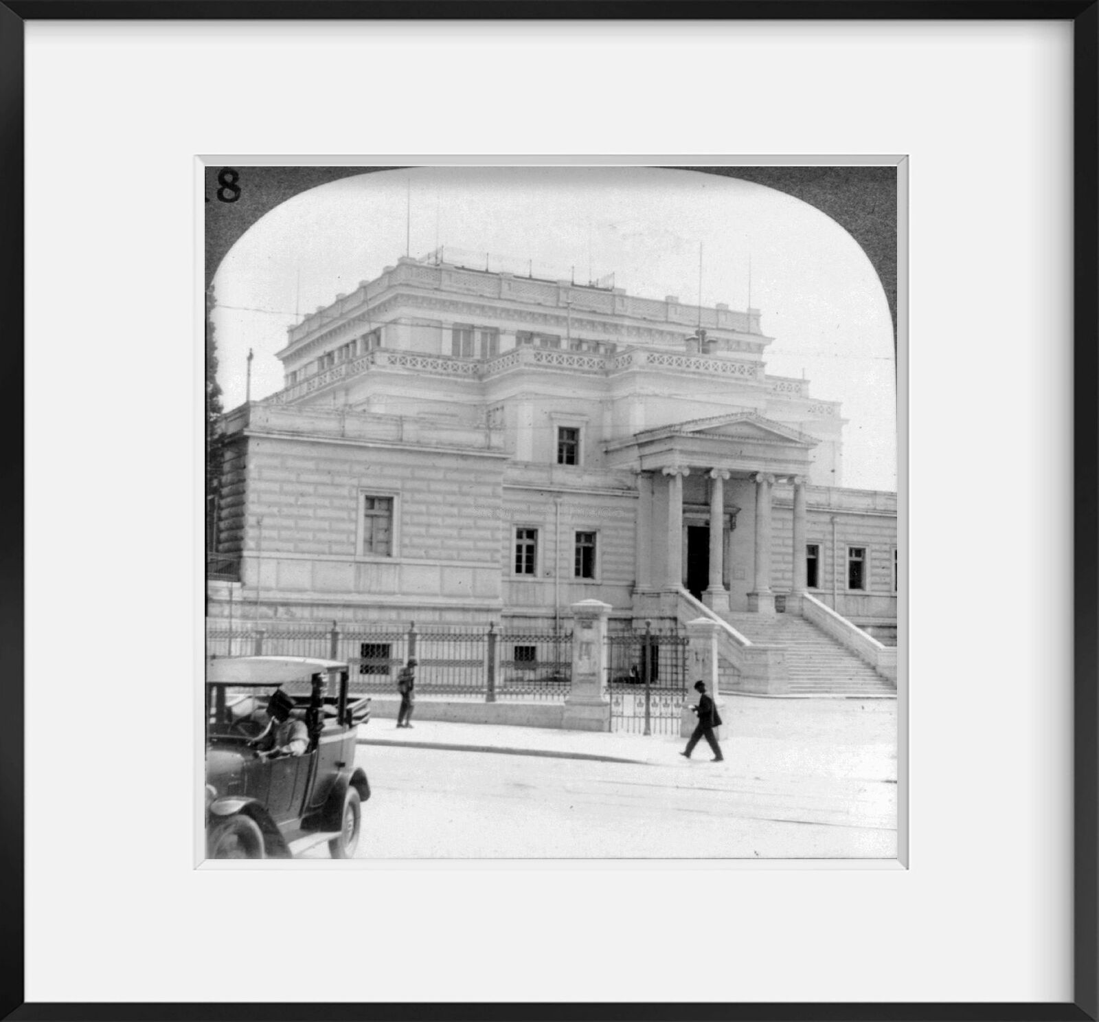 c1929 Aug. 22 photograph of The Greek Parliament Building, Athens, Greece