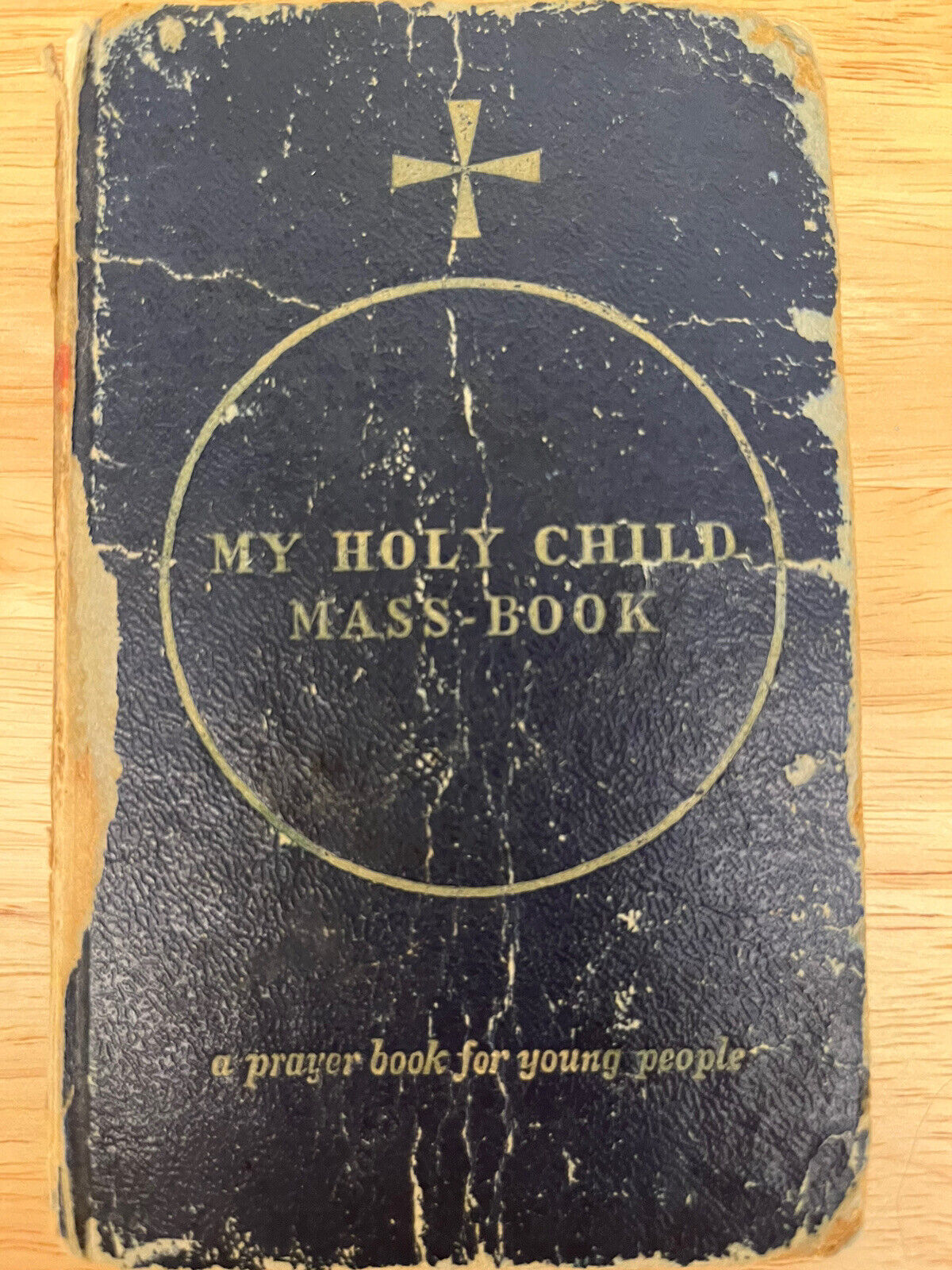 Vtg Catholic Mass Book 1959 My Holy Child Prayer Book for Young People READ