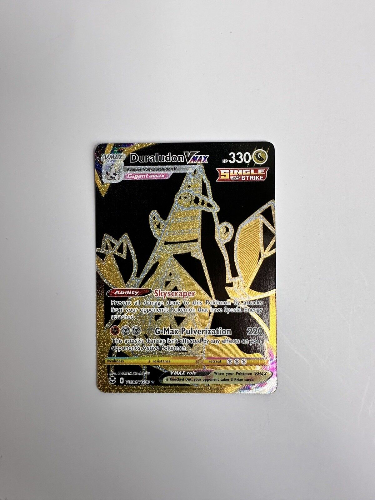 Pokemon Card Duraludon VMAX TG30/TG30 Trainer Gallery Gold Silver Tempest Rare