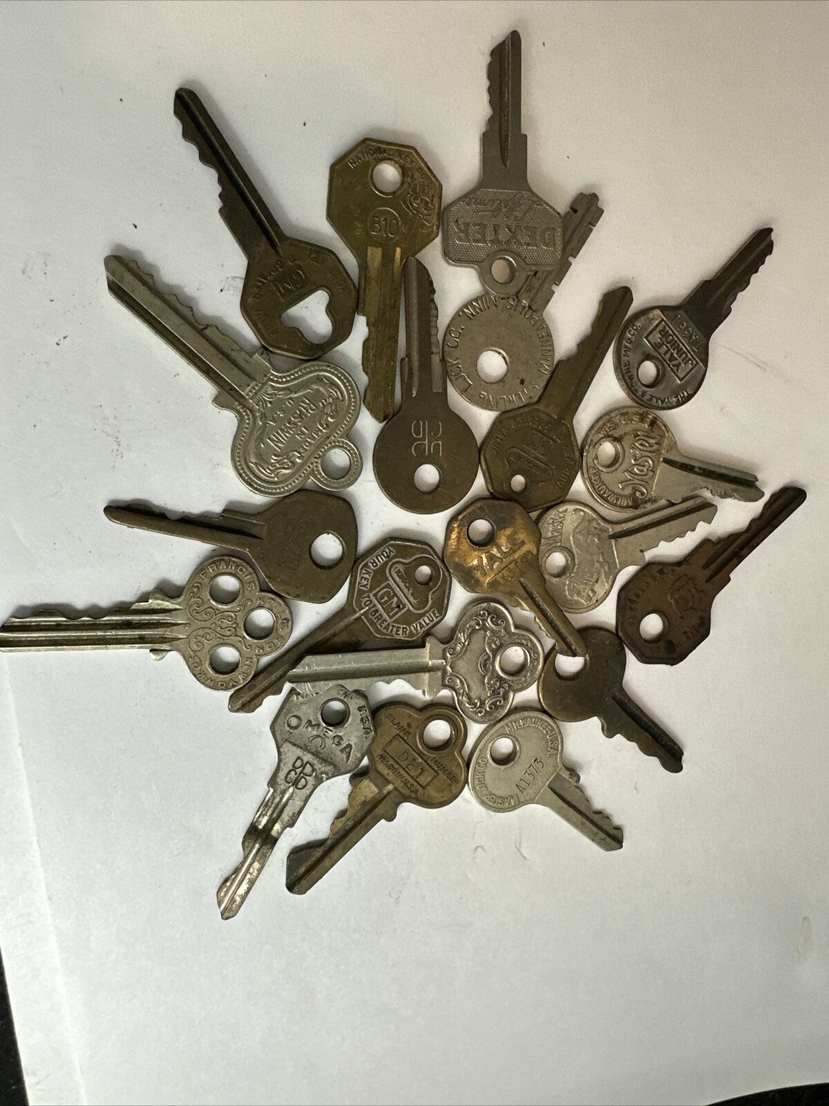 Large Lot Vintage Keys