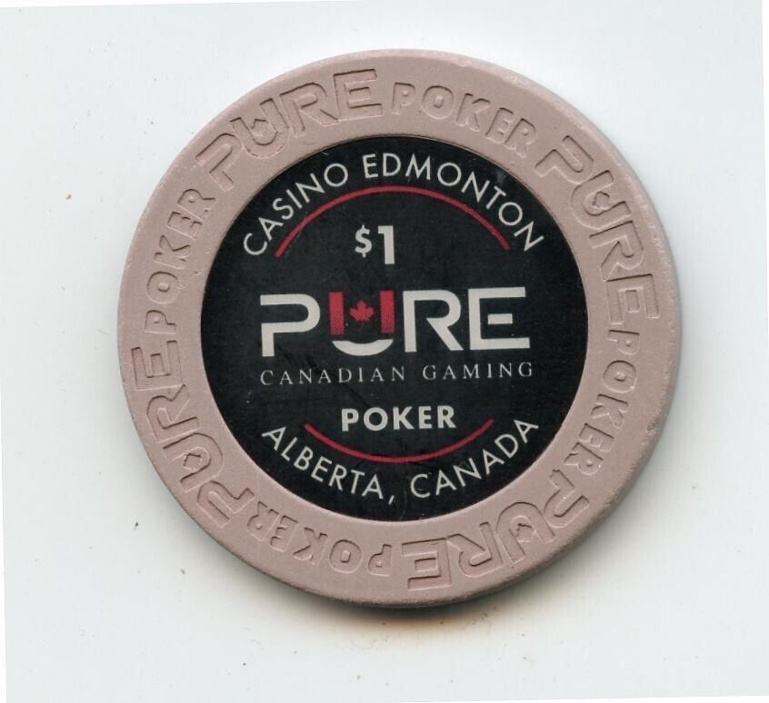 1.00 Chip from the Casino Edmonton Alberta Canada Poker