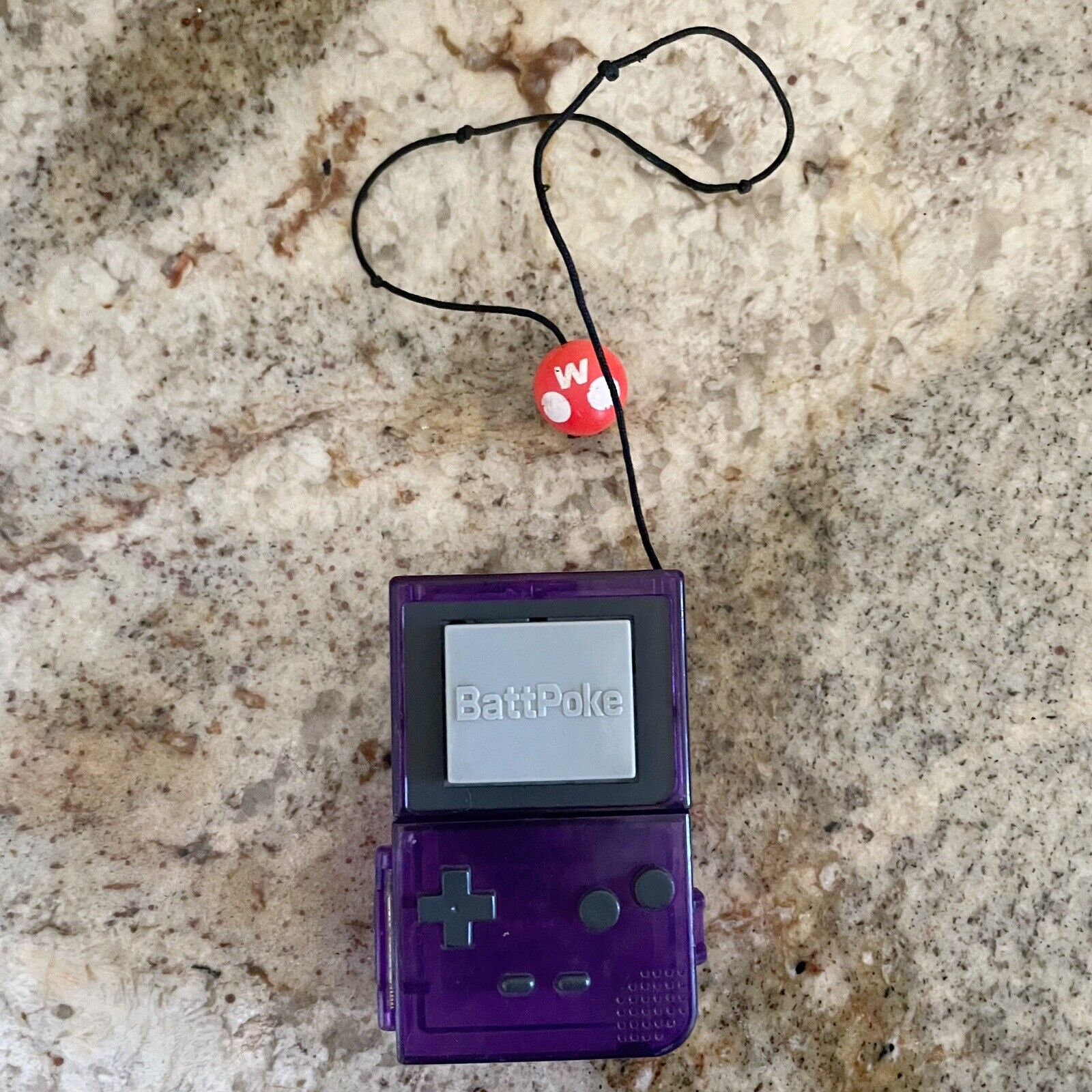 Vintage TOMY Pokemon BattPoke Purple Toy