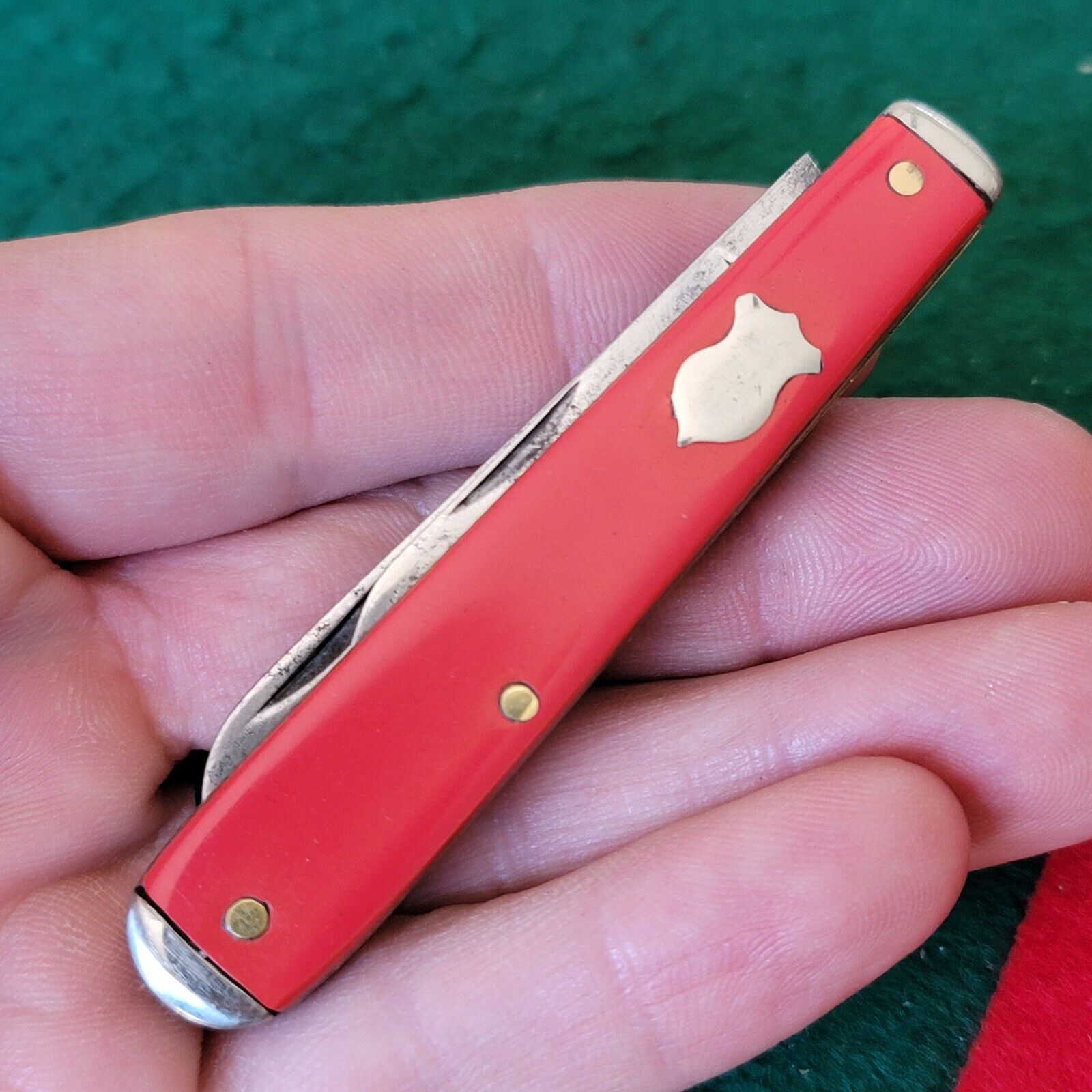 Old Vintage Antique Winchester Trademark Swell End Jack Folding Pocket Knife