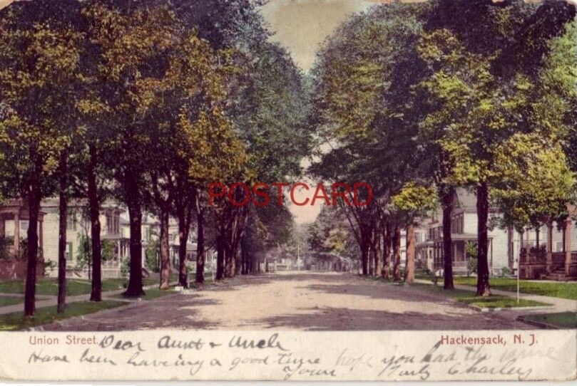 pre-1907 UNION STREET, HACKENSACK, N.J. 1907 