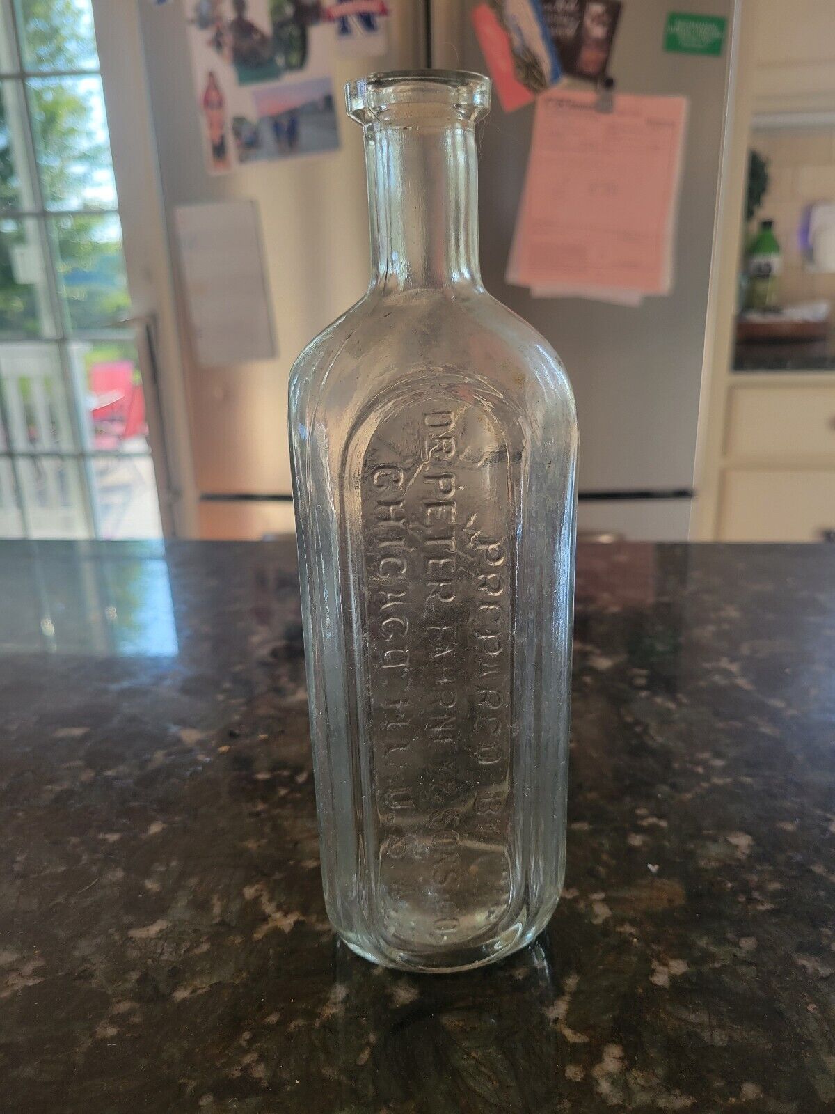 NICE VINTAGE MEDICINE,PREPARED BY DR PETER FAHRNEY & SONS CO CHICAGO, ILL USA