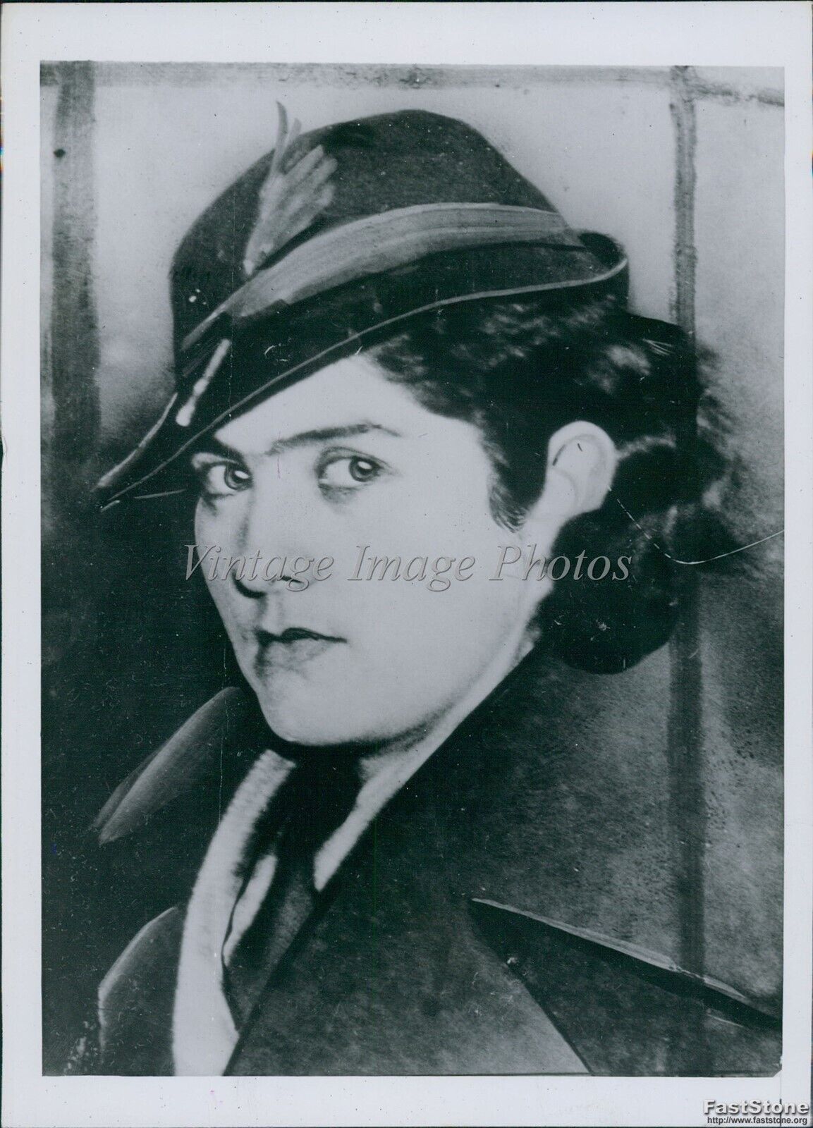 1936 Margaret Mosely Member Vice Ring New Jersey Arrested Wirephoto 5X7