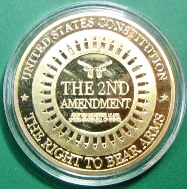 2nd Amendment. Challenge coin, Casino Card Guard, Souvenir. 03