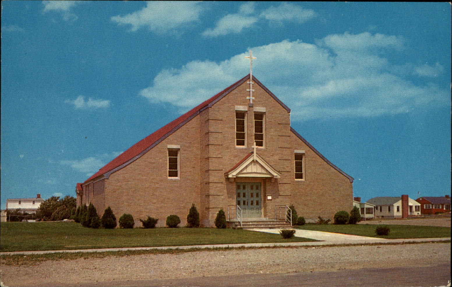 St Elizabeth\'s Church ~ Seabrook Beach New Hampshire NH  vintage unused postcard