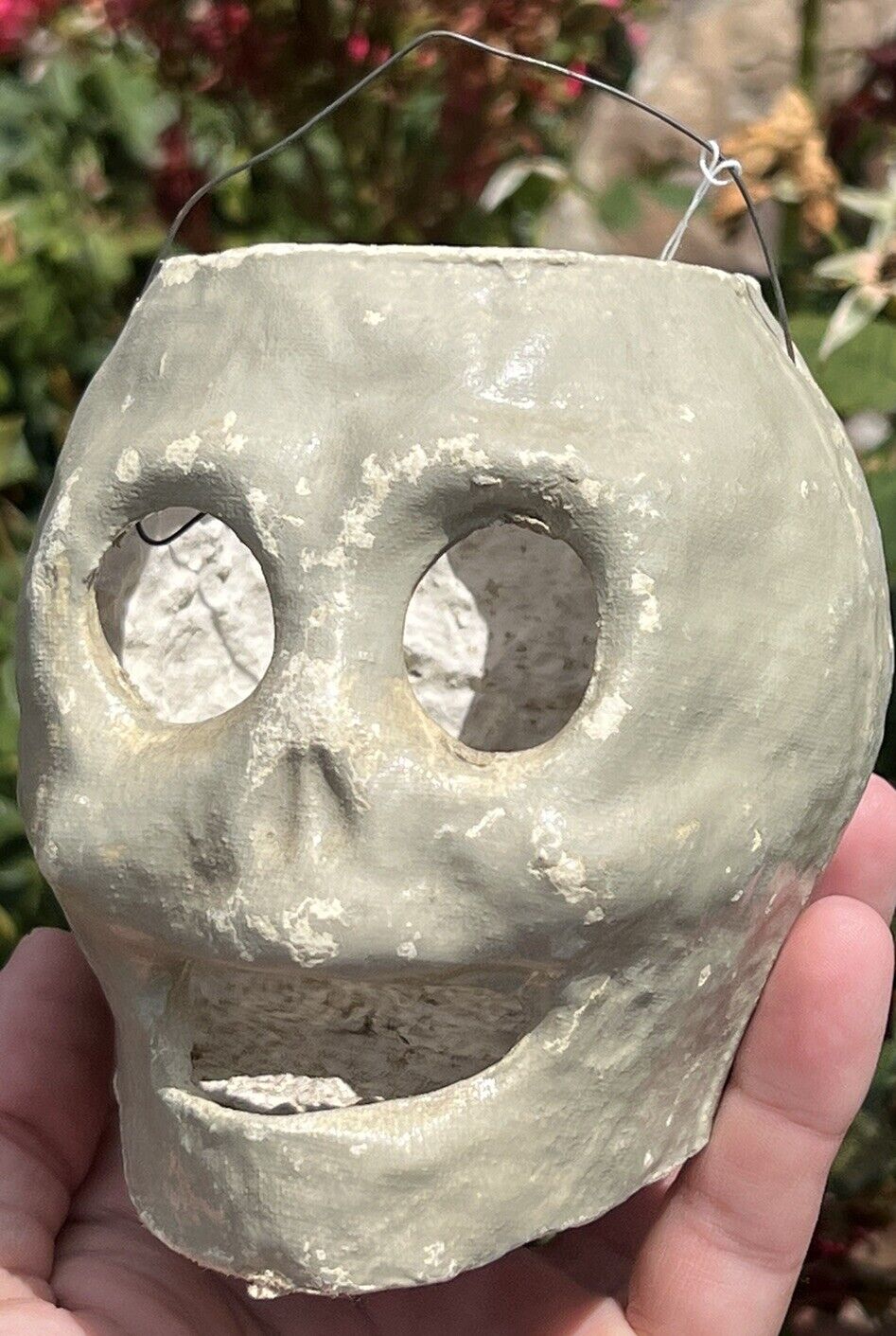 Original 4” Halloween Vintage Skeleton Pulp JOL Skeleton JOL Halloween Skeleton