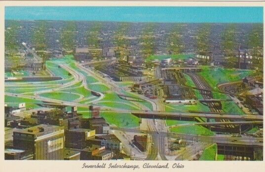 Aerial View-Innerbelt Interchange-CLEVELAND, Ohio