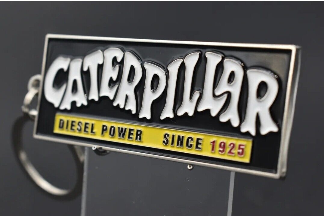 Very unique, Caterpillar emblem keychain