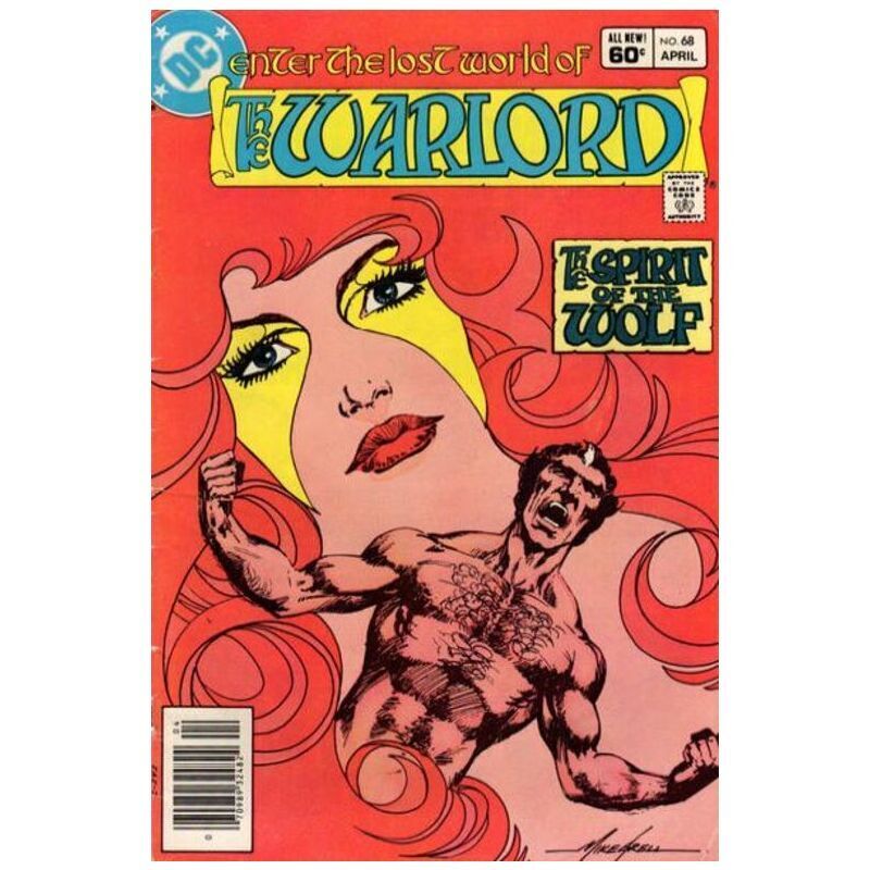Warlord #68 Newsstand  - 1976 series DC comics VF minus [u