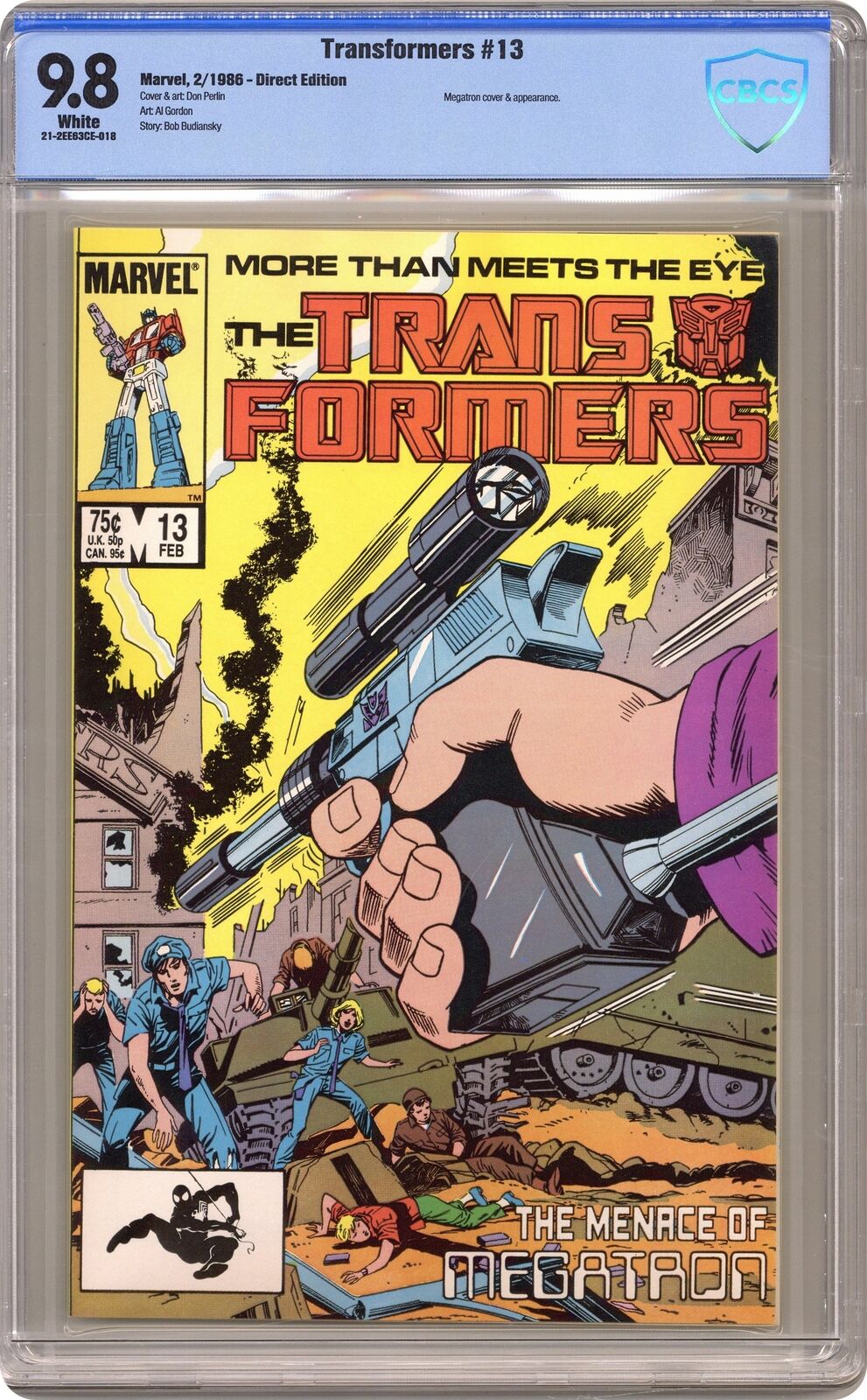 Transformers #13 CBCS 9.8 1986 21-2EE63CE-018