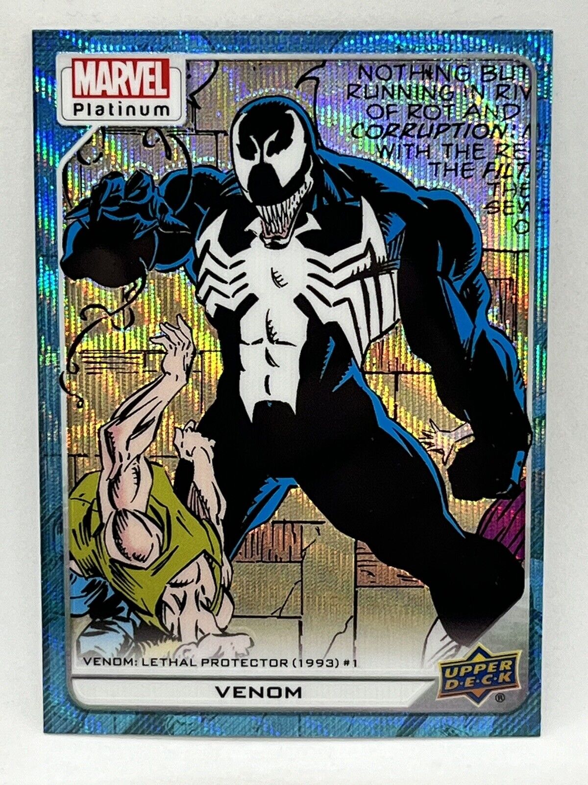 2023 Marvel Platinum Venom #124 Blue Surge