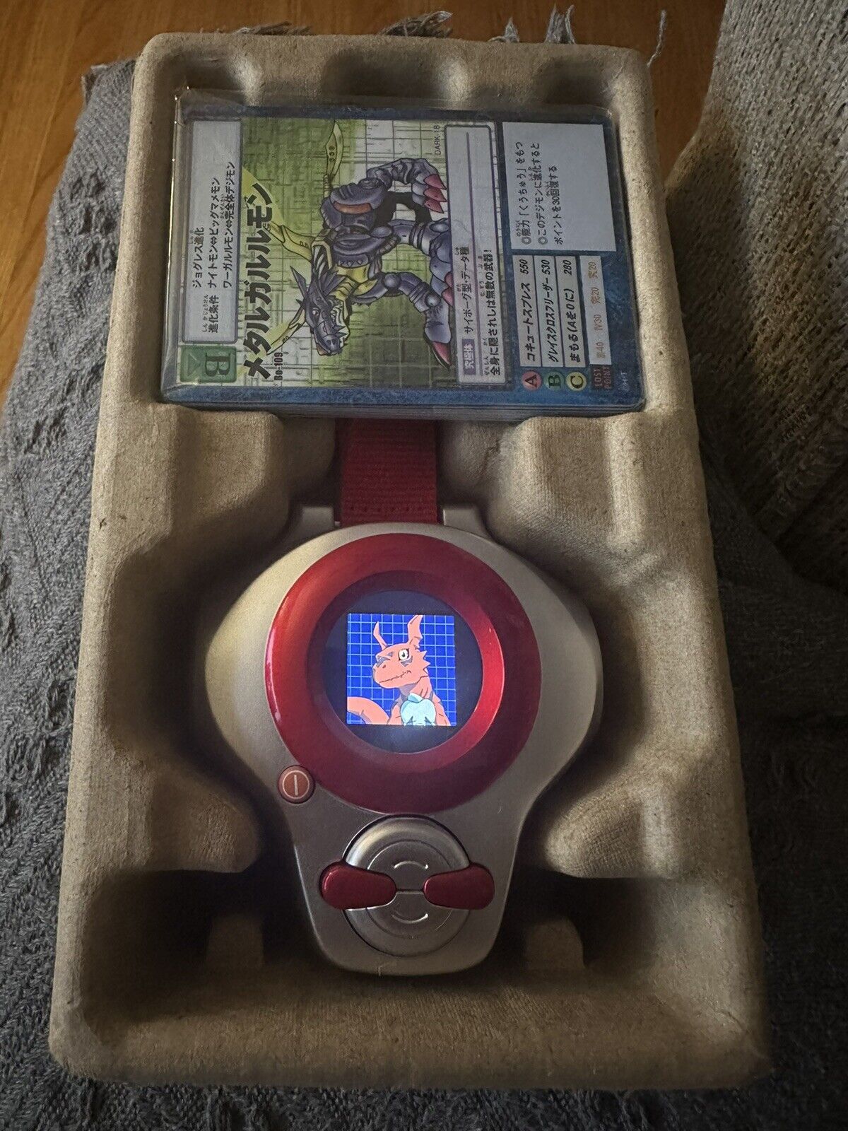 Bandai Digimon Tamers D-ARK Ver.15th Takato Matsuda Red Silver Color Digivice