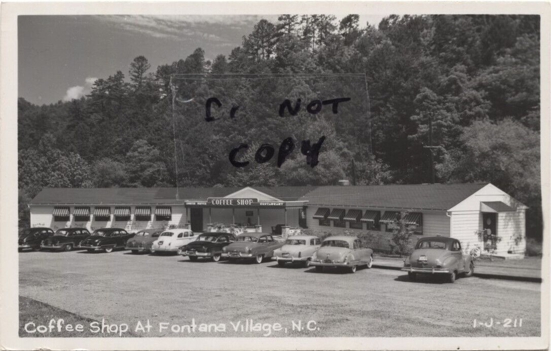RP Fontana Village North Carolina Village Resort Coffee Shop Cars NC