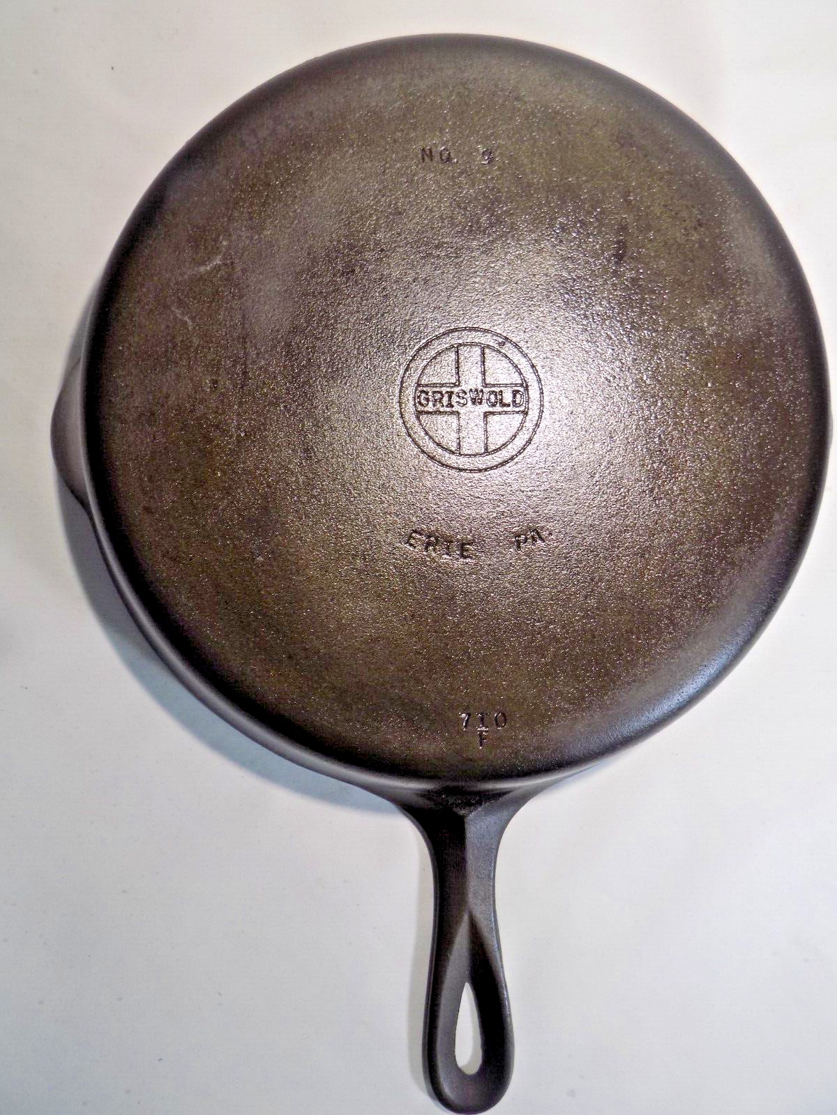 XLNT 100% Flat Griswold No.9 710F Small Logo-Restored