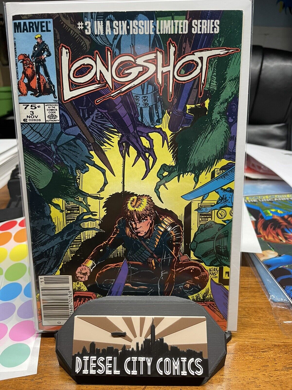 Longshot 3 First Appearance Mojo Key X-men Newsstand 
