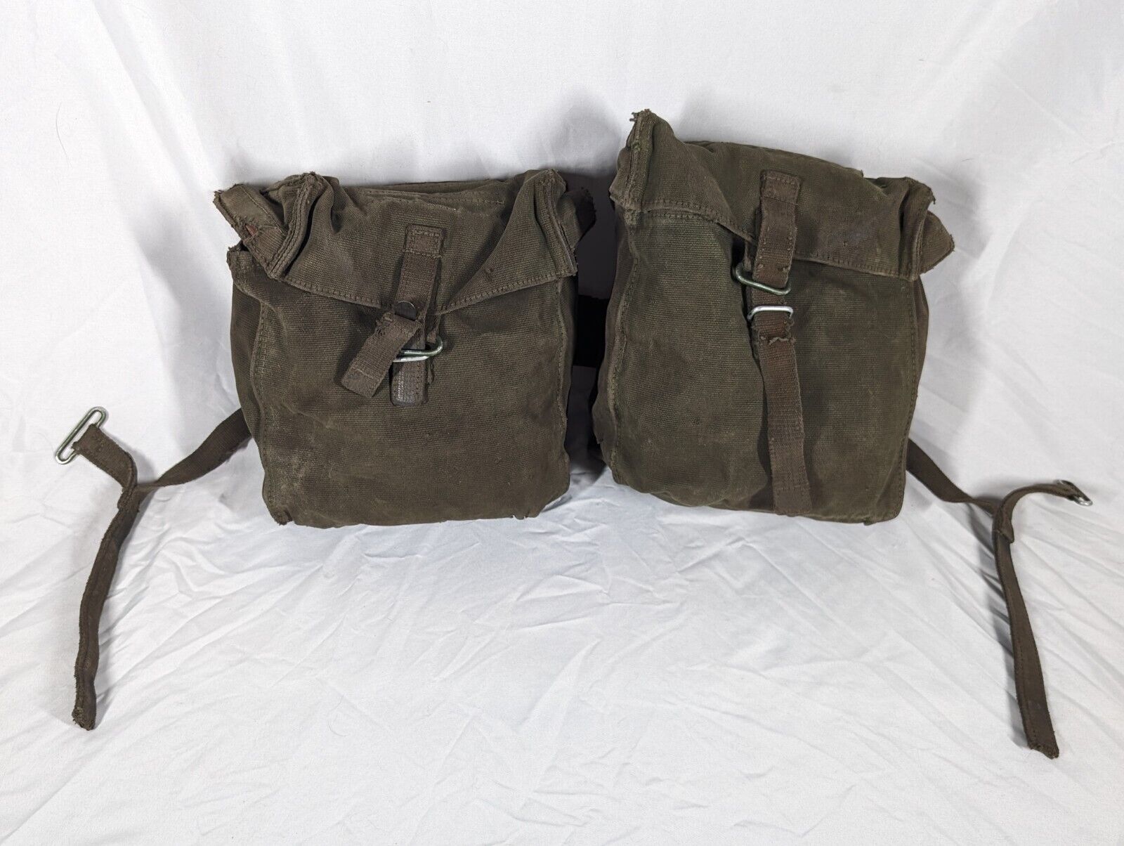 VINTAGE GERMAN WWI ARMY CANVAS RUCKSACK In Excellent Condition 