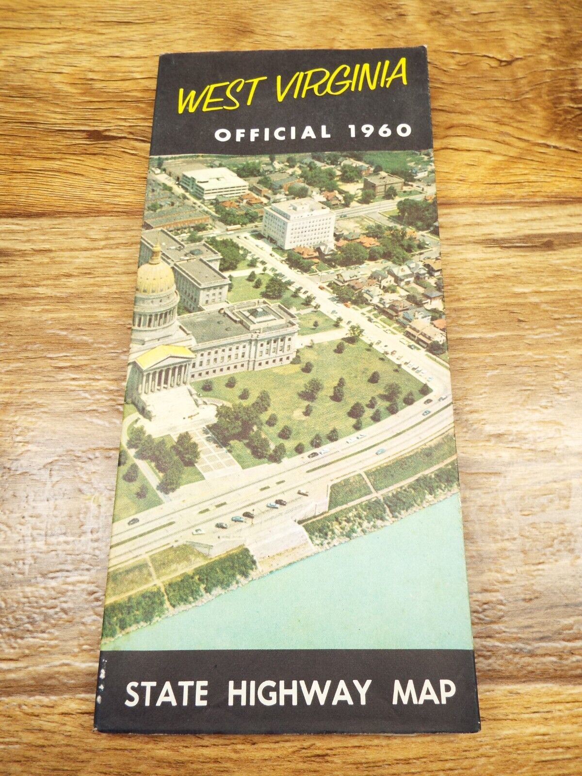 Vintage 1960 West Virginia Official Road Map – State Highway Department