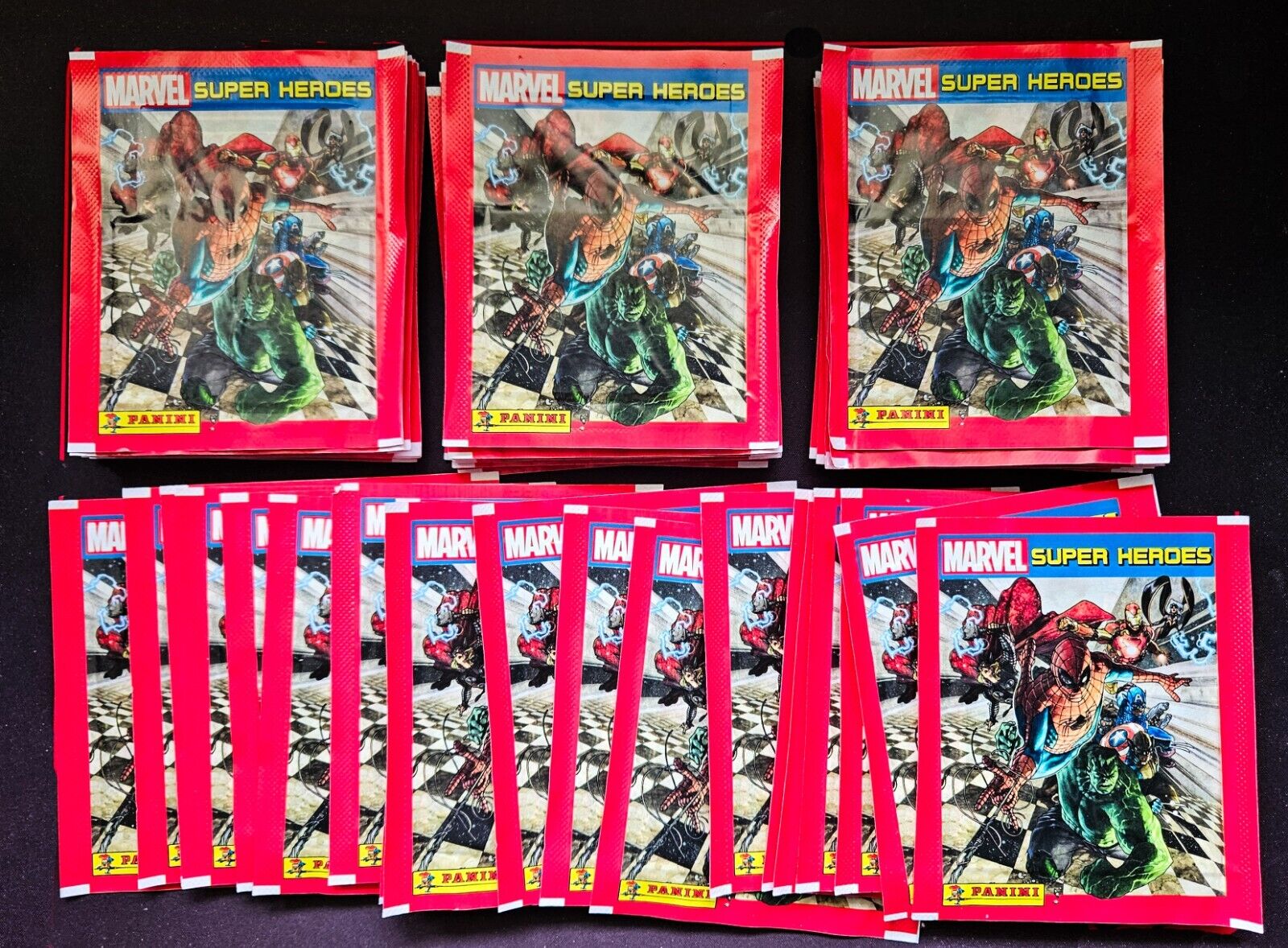 2021 Panini Marvel Versus Super Heroes Sealed Sticker Packs - 50 Packs