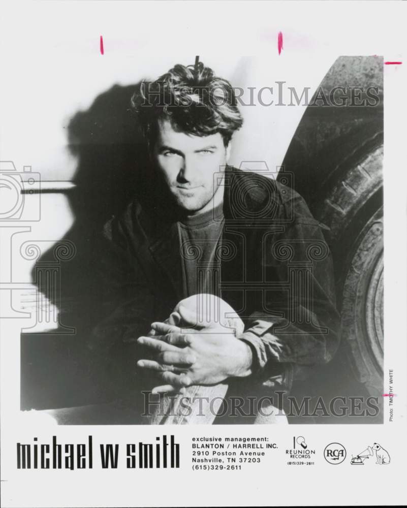 1993 Press Photo Singer Michael W. Smith - hpp42656