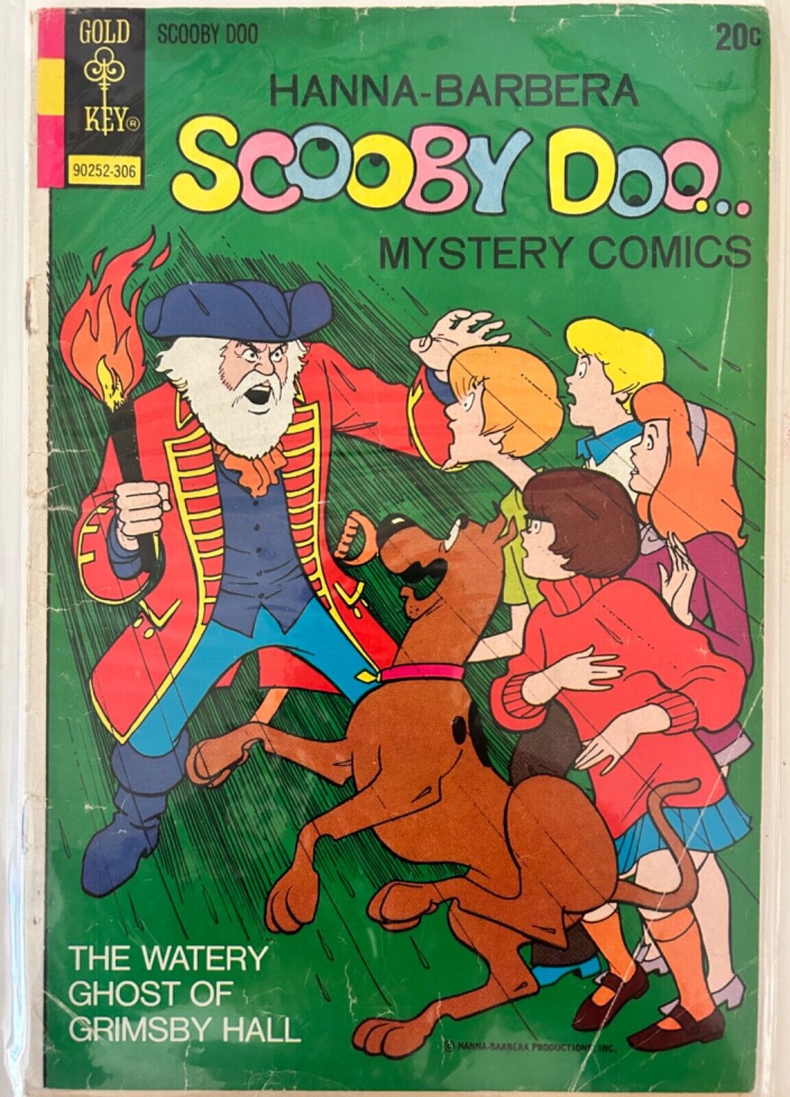 Scooby Doo Mystery Comics Watery Ghost of Grimsby Hall Gold Key #18 1973