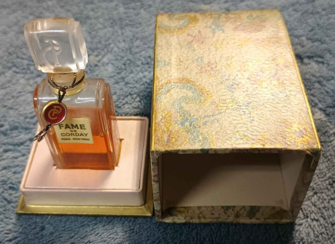 Vintage Fame De Corday perfume. Miniature bottle Rare from France WITH BOX