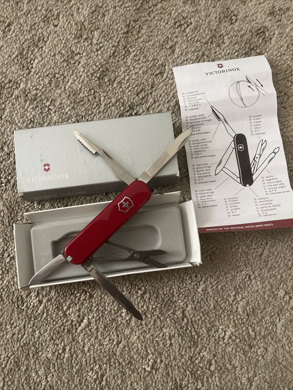 Victorinox Executive Discontinued 74mm Swiss Army Knife New In Box Rare 0.6603